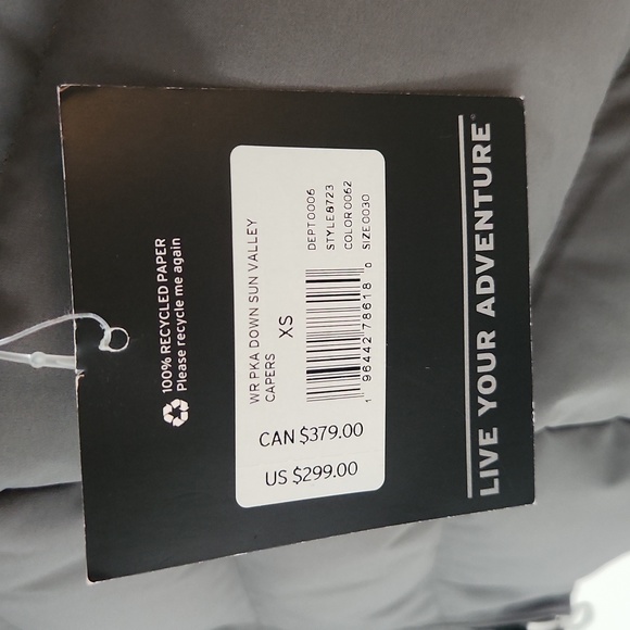 Eddie Bauer Sun Valley Down Parka, Capers, Size XS, NWT - Picture 12 of 12